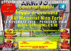 Reggia di Quisisana gara podistica 2016