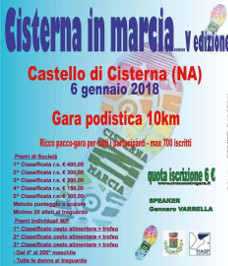 Castello di Cisterna in marcia gara podistica 2018