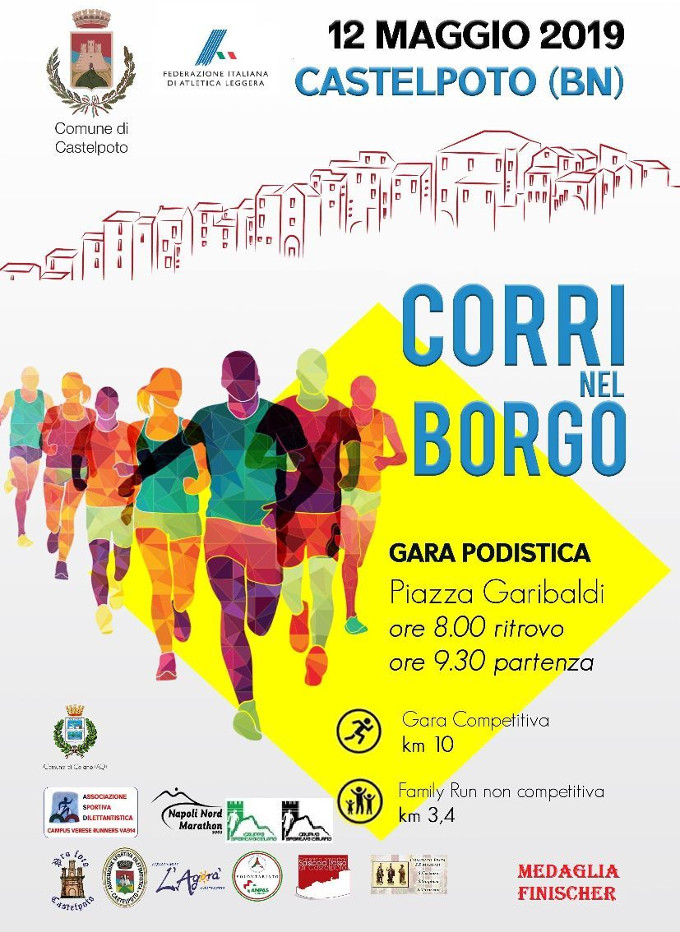 Corri nel Borgo 2019 gara di Castelpoto