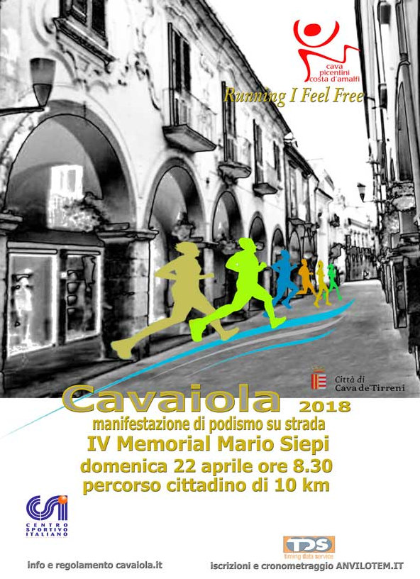 Cava dei Tirreni gara podistica Cavaiola 2018