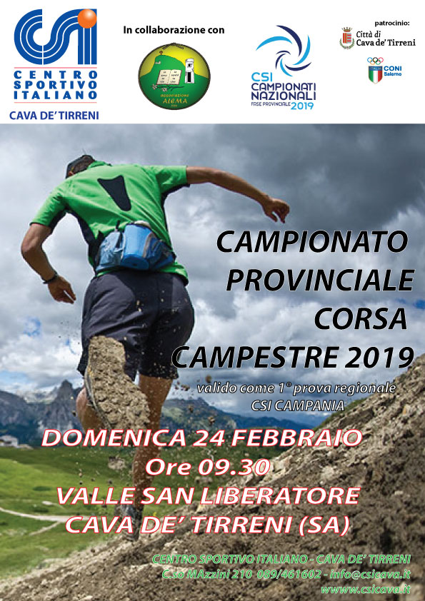 Corsa campestre 2019 Cava dei Tirreni