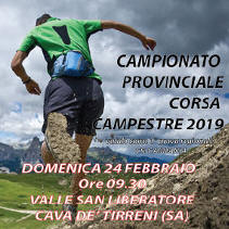Corsa campestre 2019 campionato Cava dei Tirreni