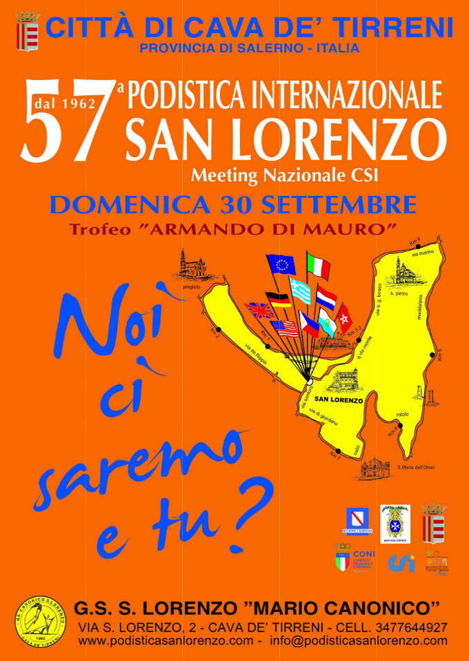 Podistica Internazionale San Lorenzo 2018 Cava dei Tirreni