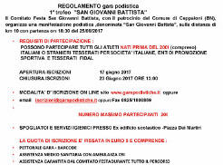 Ceppaloni gara podistica SanGiovanni Battista anno 2017