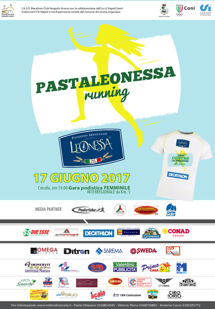 Cercola gara femminile pastaleonessa 2017