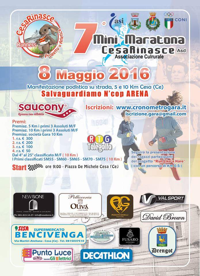 Cesa corsa podistica maggio 2016