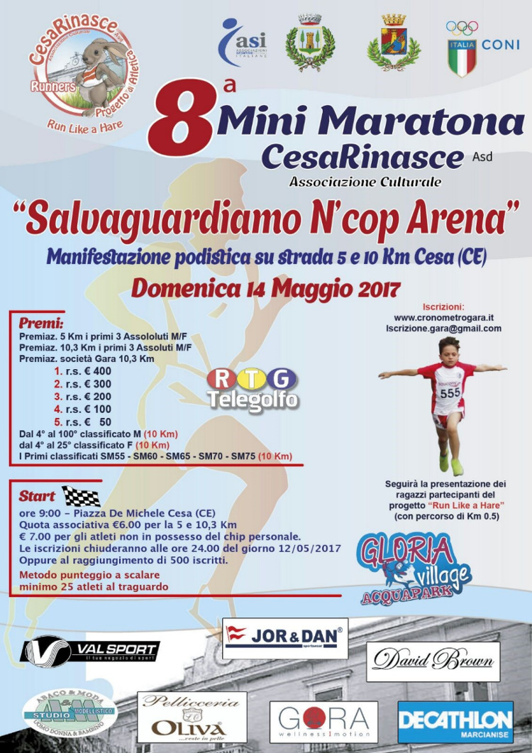 Cesa gara podistica 2017