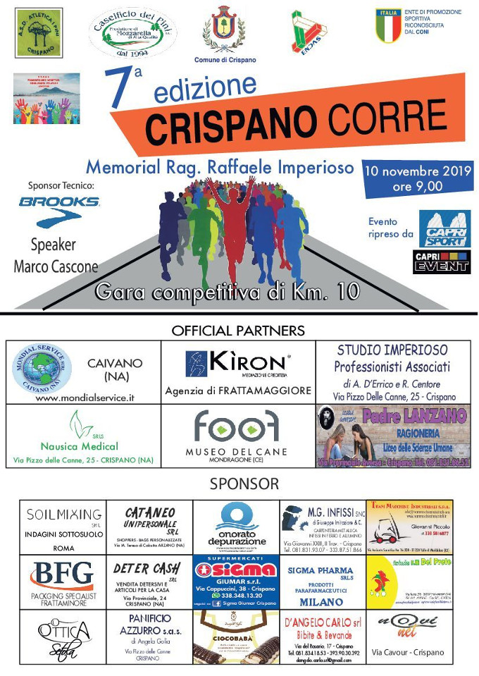 Crispano corre 2019 gara podistica