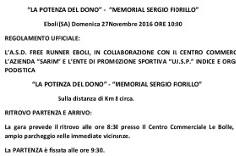 Eboli corsa podistica anno 2016