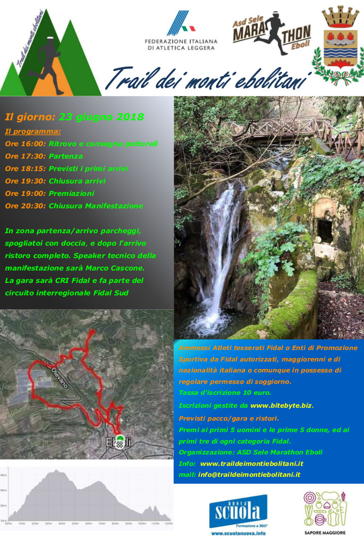 Trail dei Monti ebolitani 2018 eboli