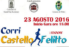 Felitto Castello gara podistica 2016
