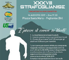 StraFoglianise 2019 gara podistica di Foglianise
