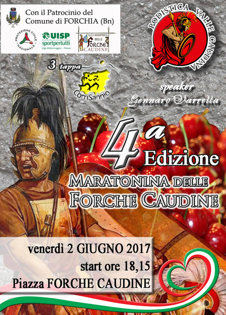 Forche Caudine gara podistica 2017