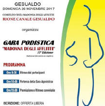 Gesualdo gara podistica StraCanale 2017