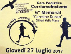 Giffoni Valle Piana CorriamoInsieme 2017