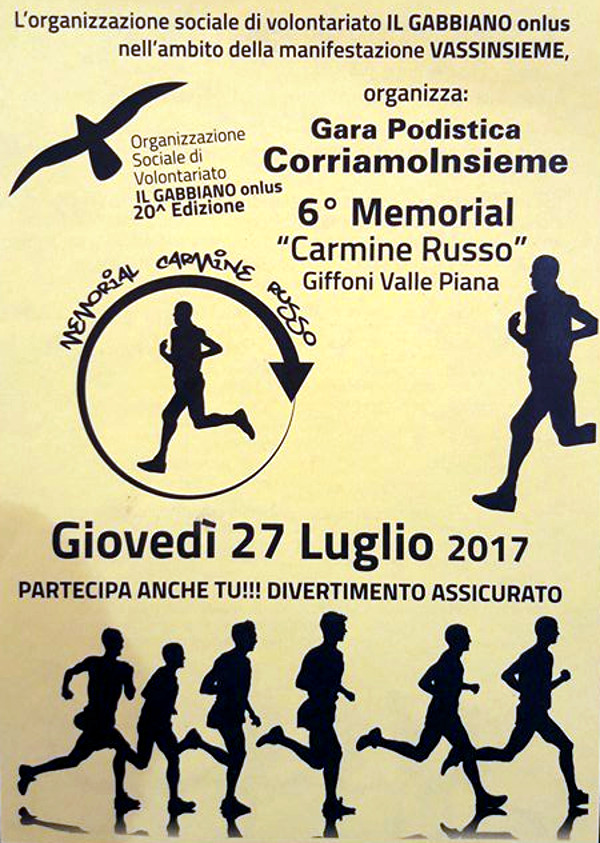 Giffoni Valle Piana CorriamoInsieme 2017