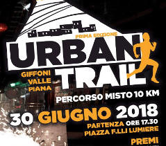 gara podistica giffoni vallepiana urban trail 2018