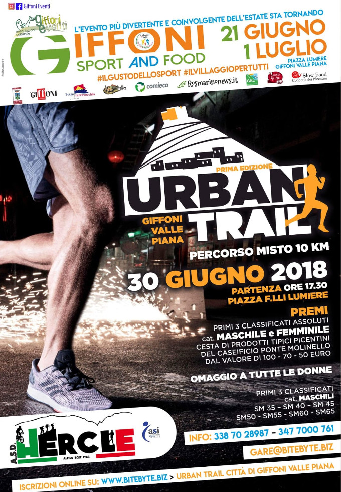 giffoni vallepiana urban-trail 2018