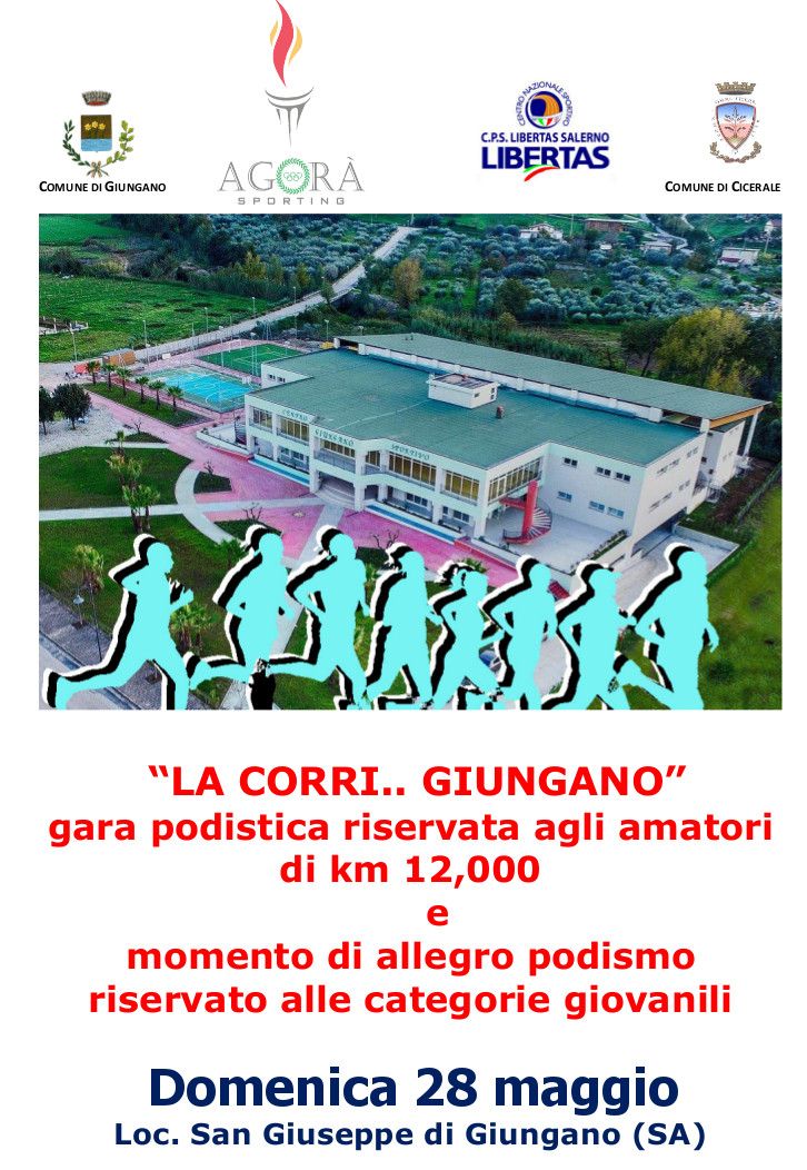 Corri Giungano gara podistica 2017