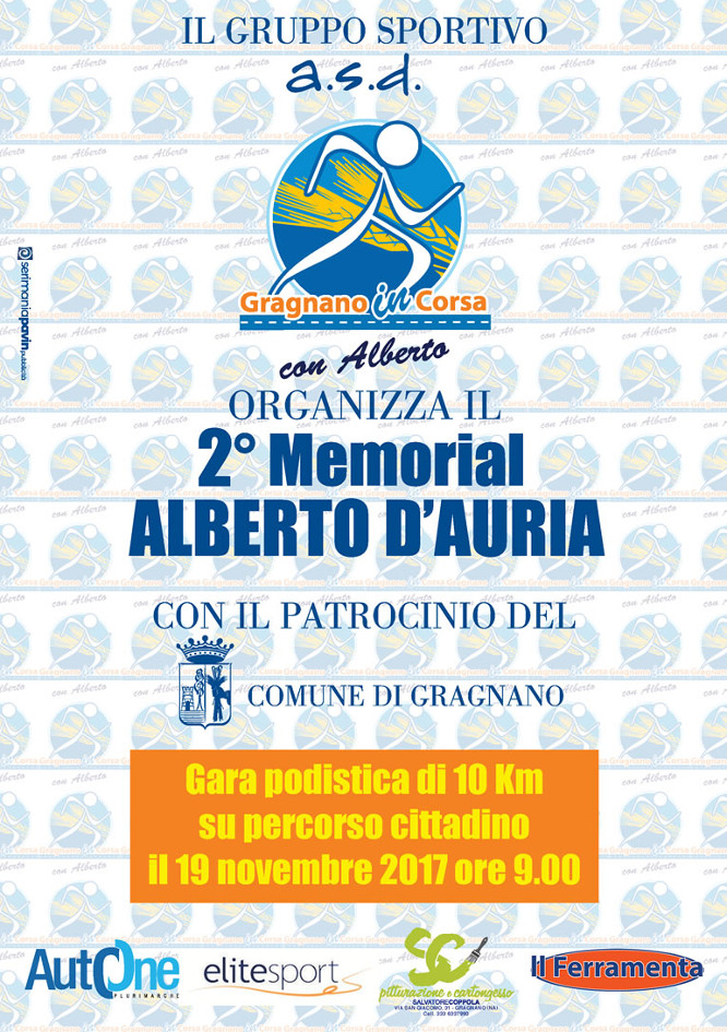 Gragnano memorial D'Auria 2017