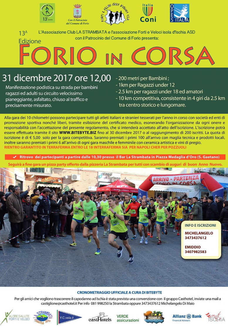 Forio in corsa gara podistica 2017