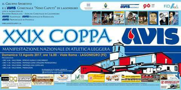 Lagonegro gara podistica 2017