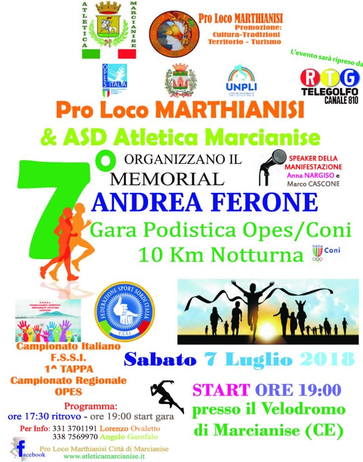 Marcianise velodromo Memorial Ferone 2018