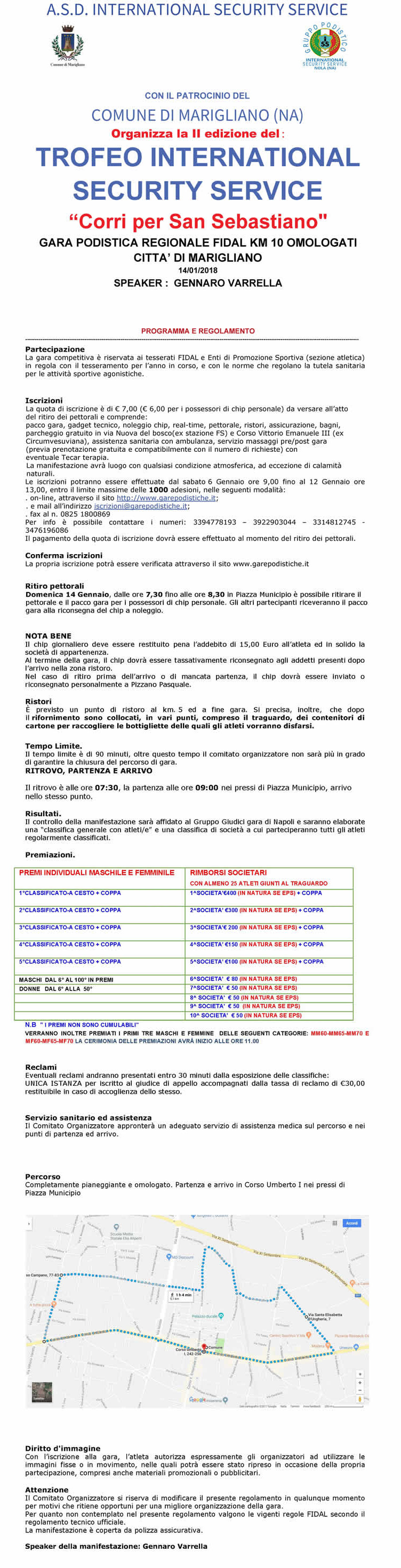 Marigliano Corri per San Sebastiano 2018
