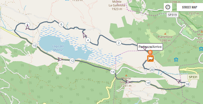 percorso Matese Mountain Marathons 2019