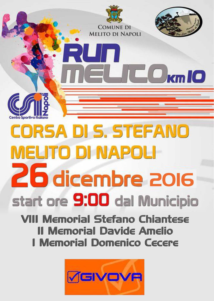 Melito gara podistica 2016