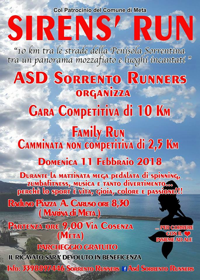 Meta di Sorrento Sirens Run 2018