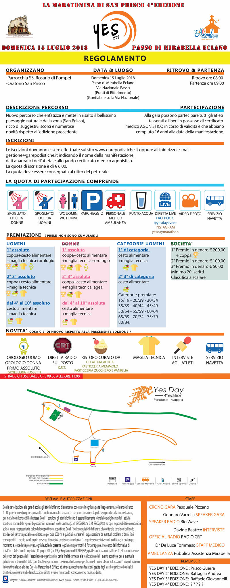 Mirabella Eclano gara_podistica Yes day 2018