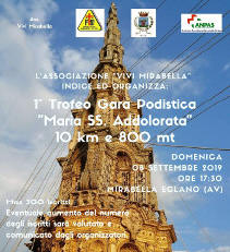 Trofeo Maria SS Addolorata 2019 gara podistica di Mirabella Eclano