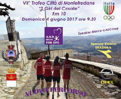 Montefredane gara podistica anno 2017