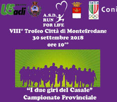 Trofeo città di Montefredane 2018 i due giri del Casale Gara podistica