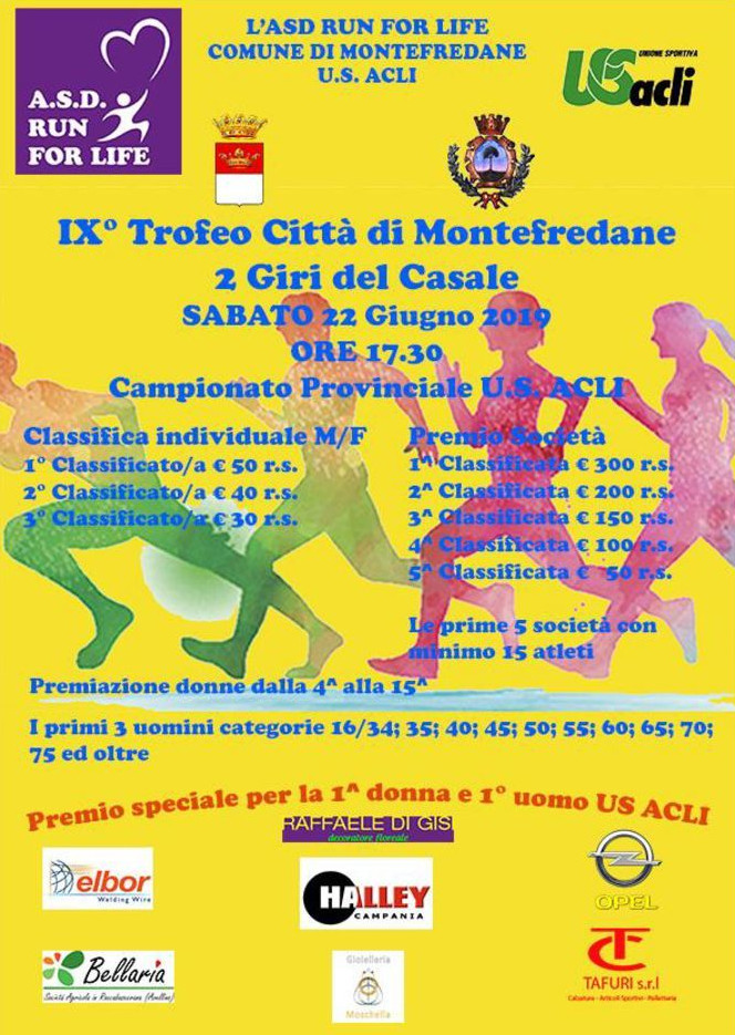 Trofeo città di Montefredane 2019 gara