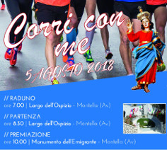 Corri-con-me gara podistica di Montella 2018