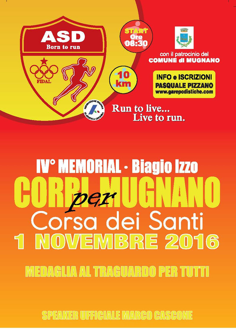 Mugnano gara podistica 2016