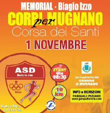 Mugnano gara podistica Corri Mugnano anno 2017