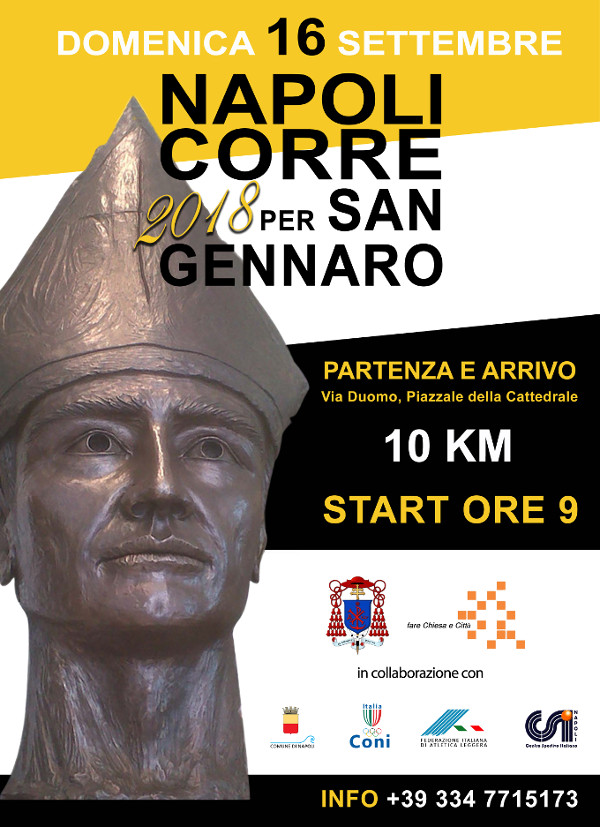 Corri San Gennaro 2018 gara podistica Napoli