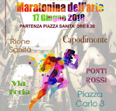 Maratonina dell'arte Napoli Sanità 2018 gara podistica