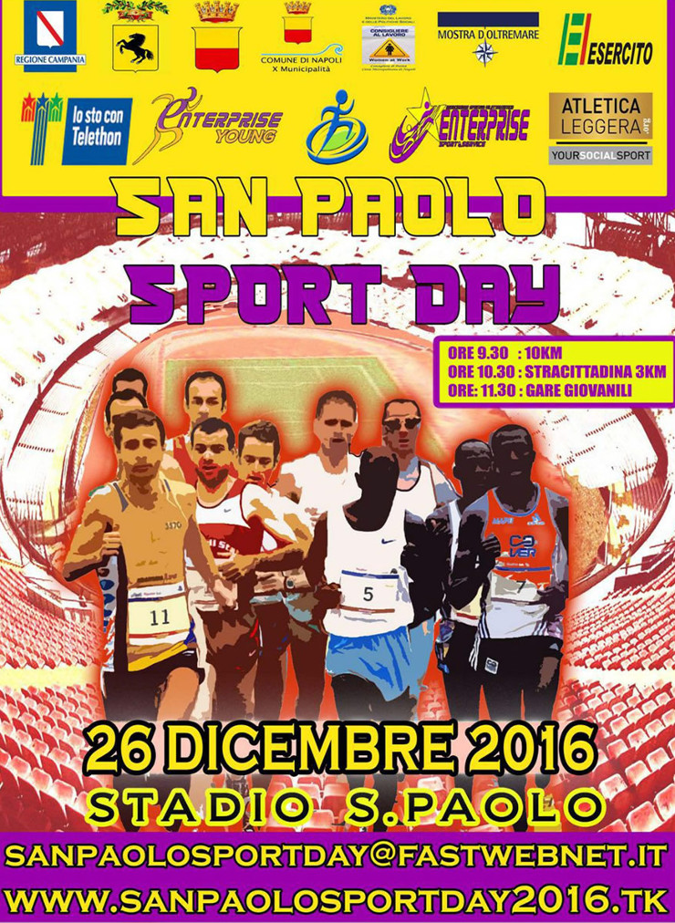 Napoli SanPaolo gara podistica 2016