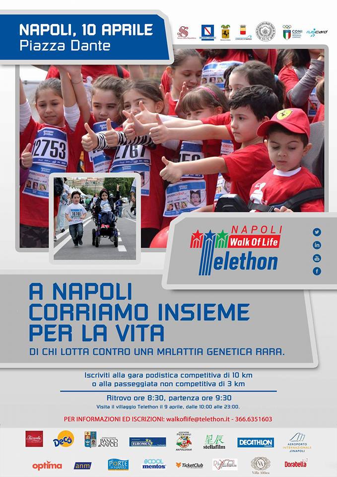 Napoli Walk of Kife Telethon 2016