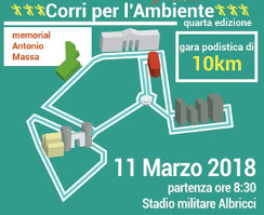 Napoli gara podistica corri per l'AMBIENTE 2018