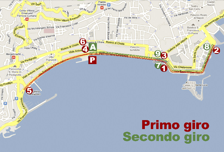 Percorso Park to Park 2016