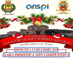 La corsa dei Babbo Natale 2019 corsa podistica di Nocera Inferiore