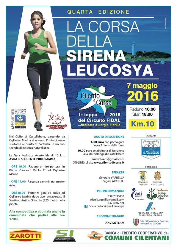 Corsa della sirena Leucosya 2016