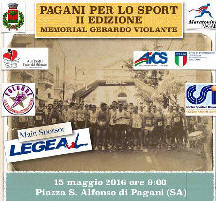 Pagani per lo Sport maggio 2016