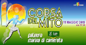 Corsa del Mito 2019 gara podistica Palinuro Camerota