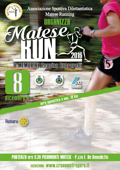 Piedimonte Matese gara podistica 2016